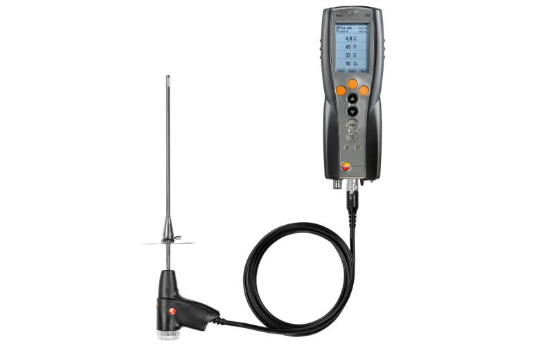 Testo 340 - Analyzátor spalin pro průmysl Modulární senzory O2
